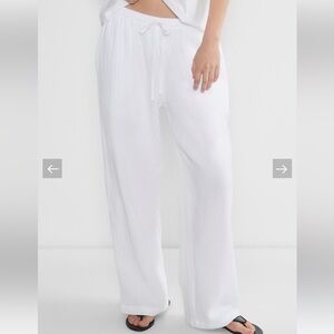 Aritzia gauze pants